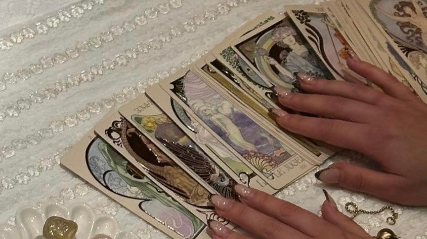 Tarot Cards and Crystals