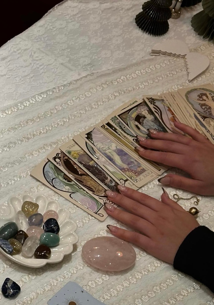 Tarot Cards and Crystals