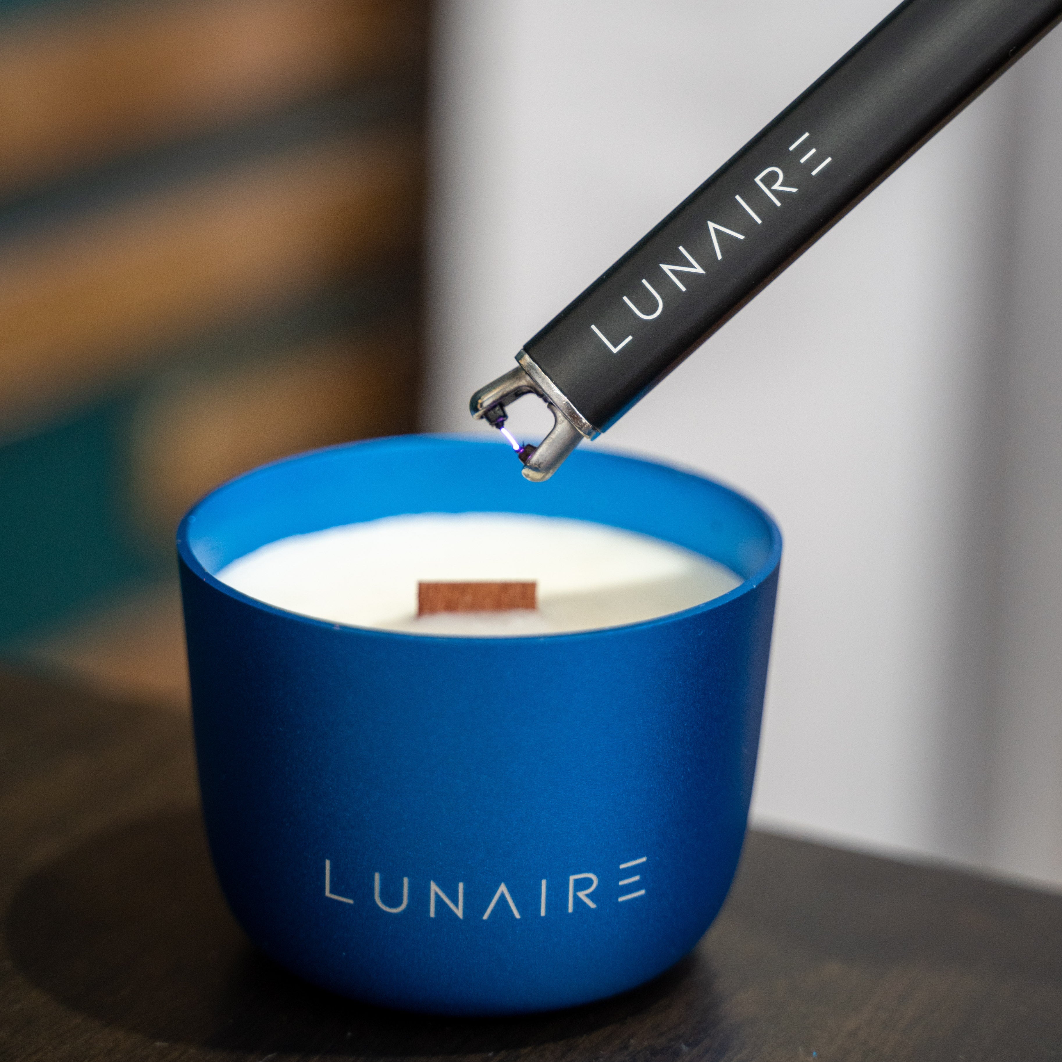 Candle refill and lighter set