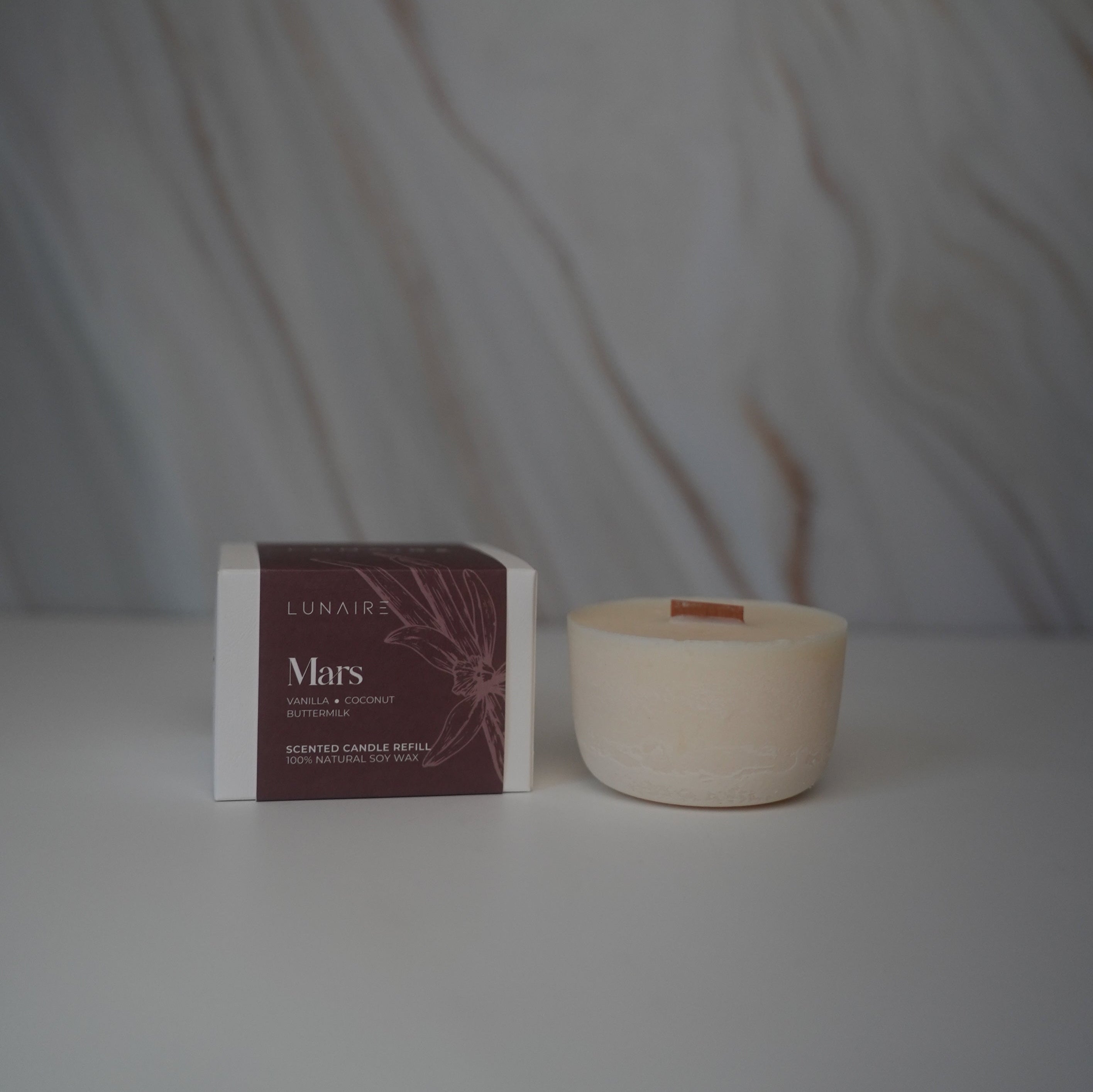 mars vanilla candle