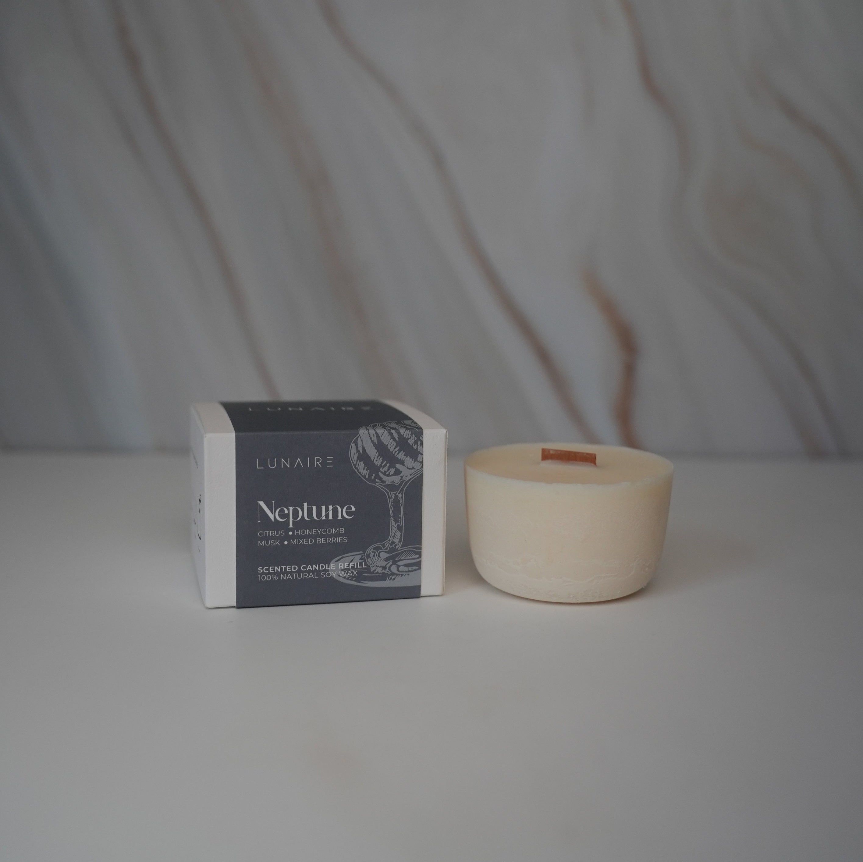 Neptune Honey Scented Soy candle