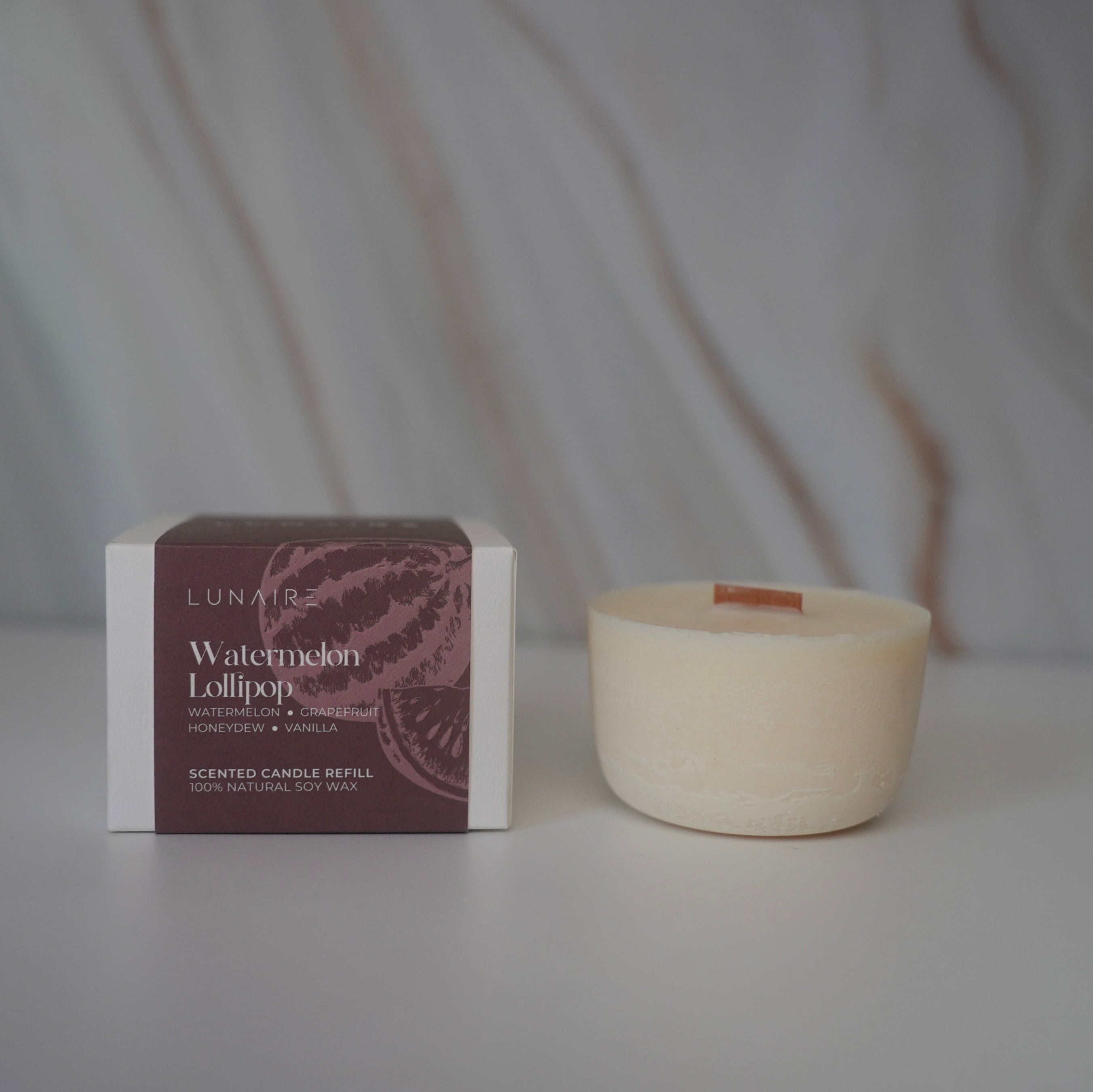 Watermelon Lollipop Scented Soy Candle