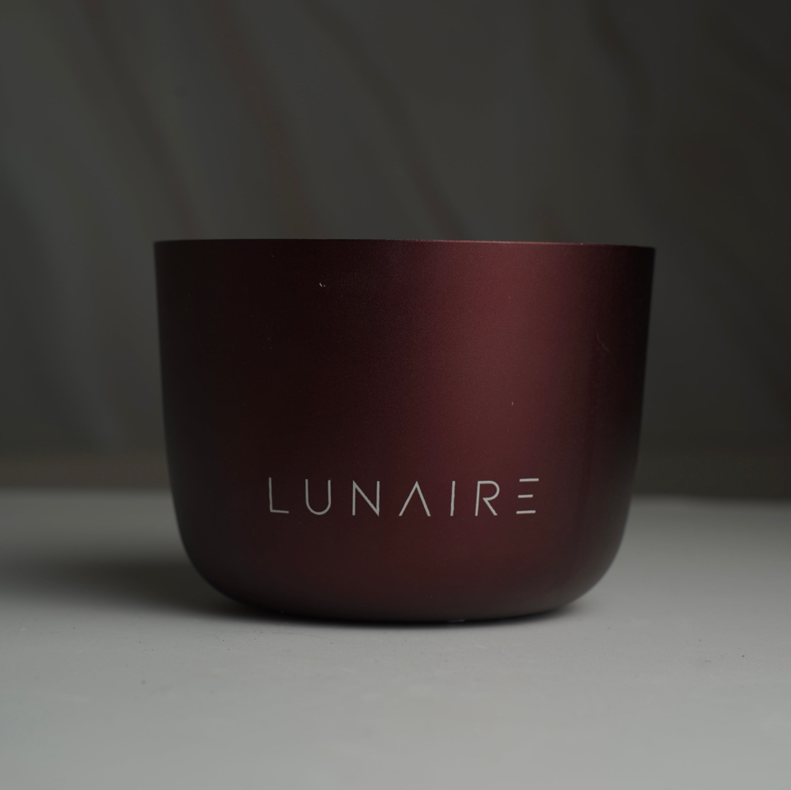Burgundy Aluminium Candle