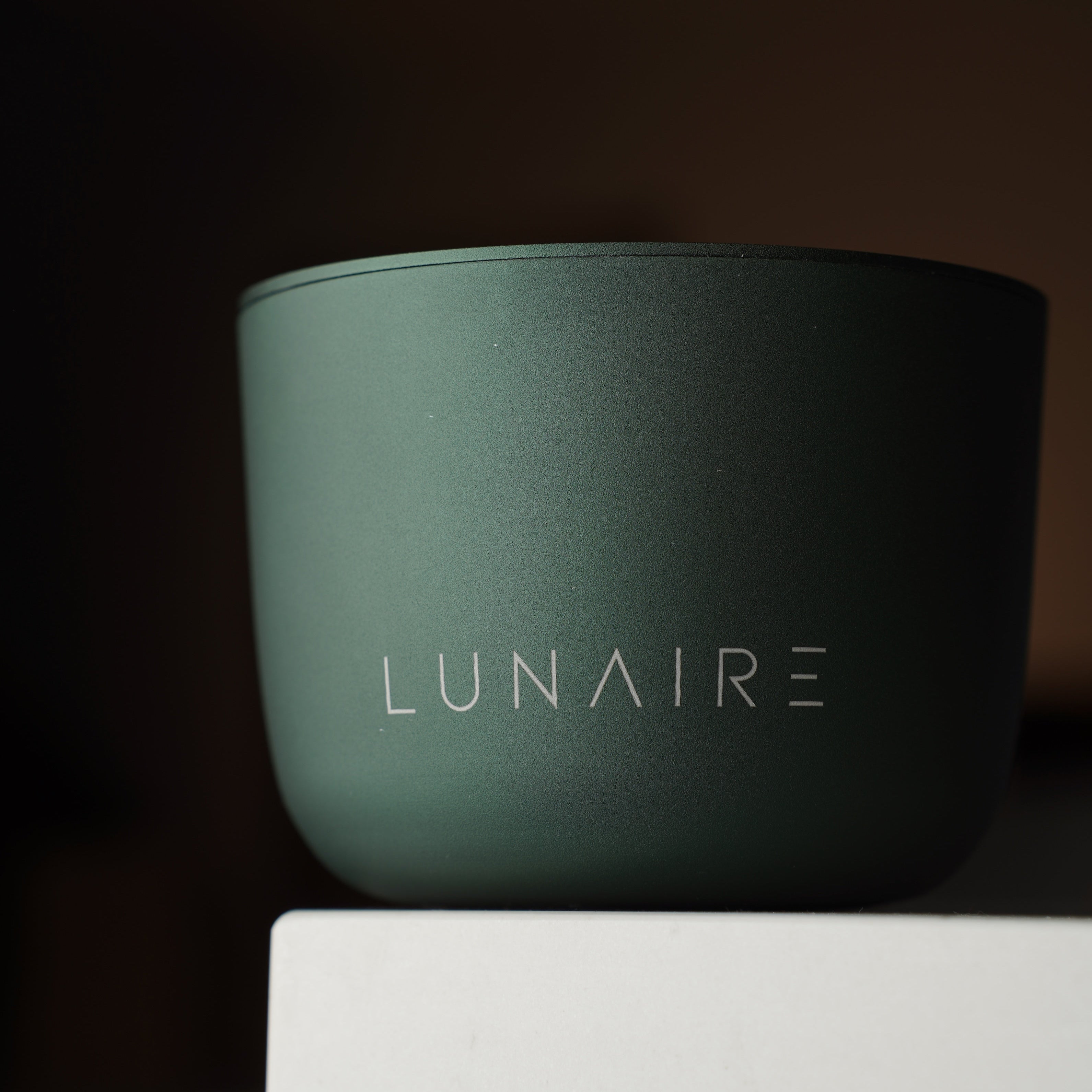 Forest Green Aluminium Candle 