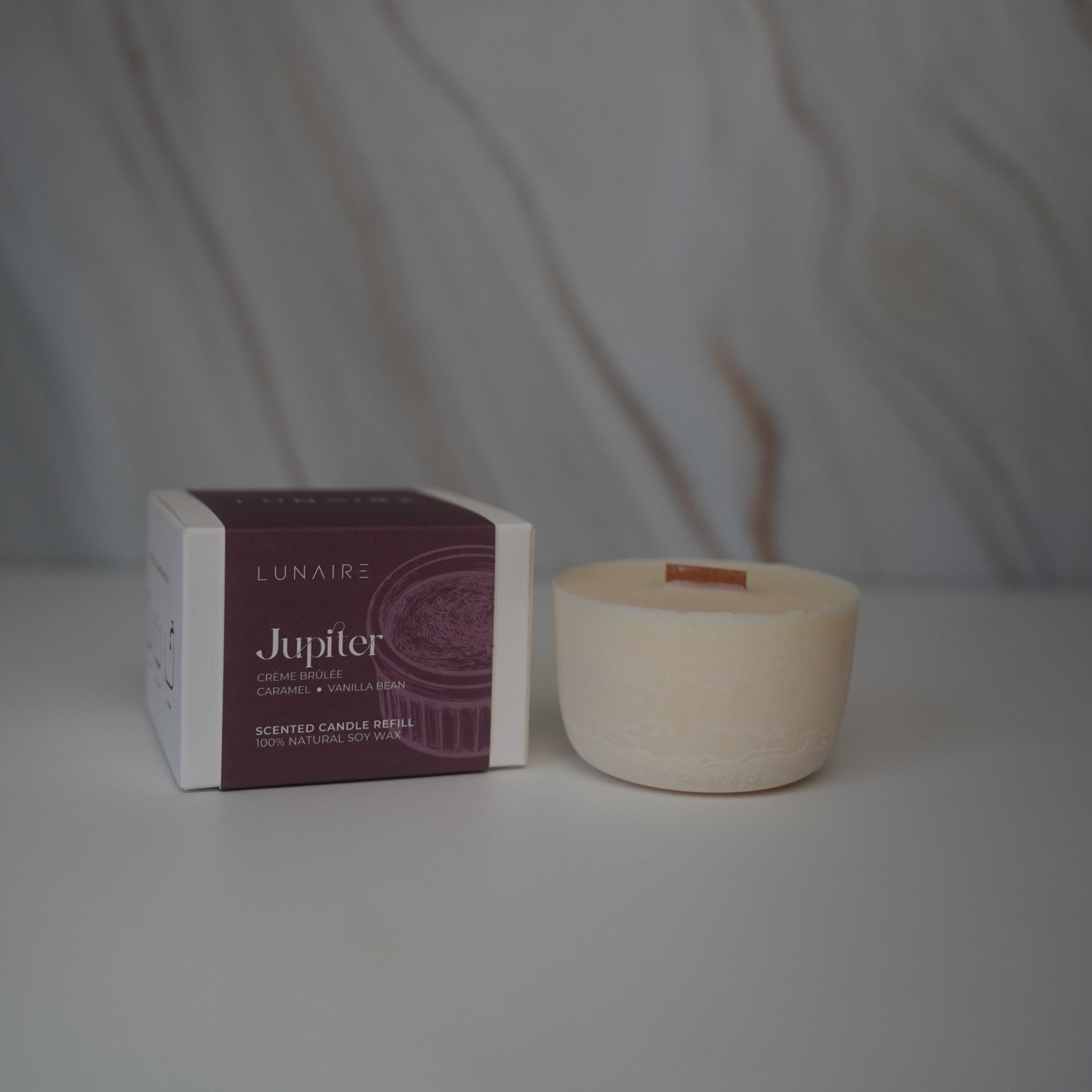 Jupiter Creme Brulee Vanilla Candle 