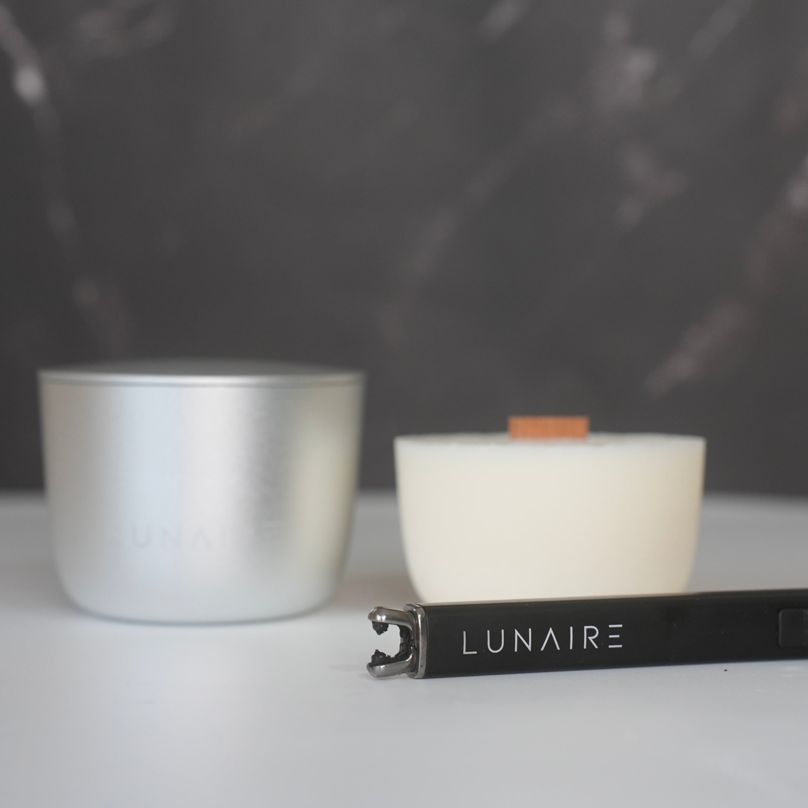 Lunaire Forever Jar, Refill and Lighter Set