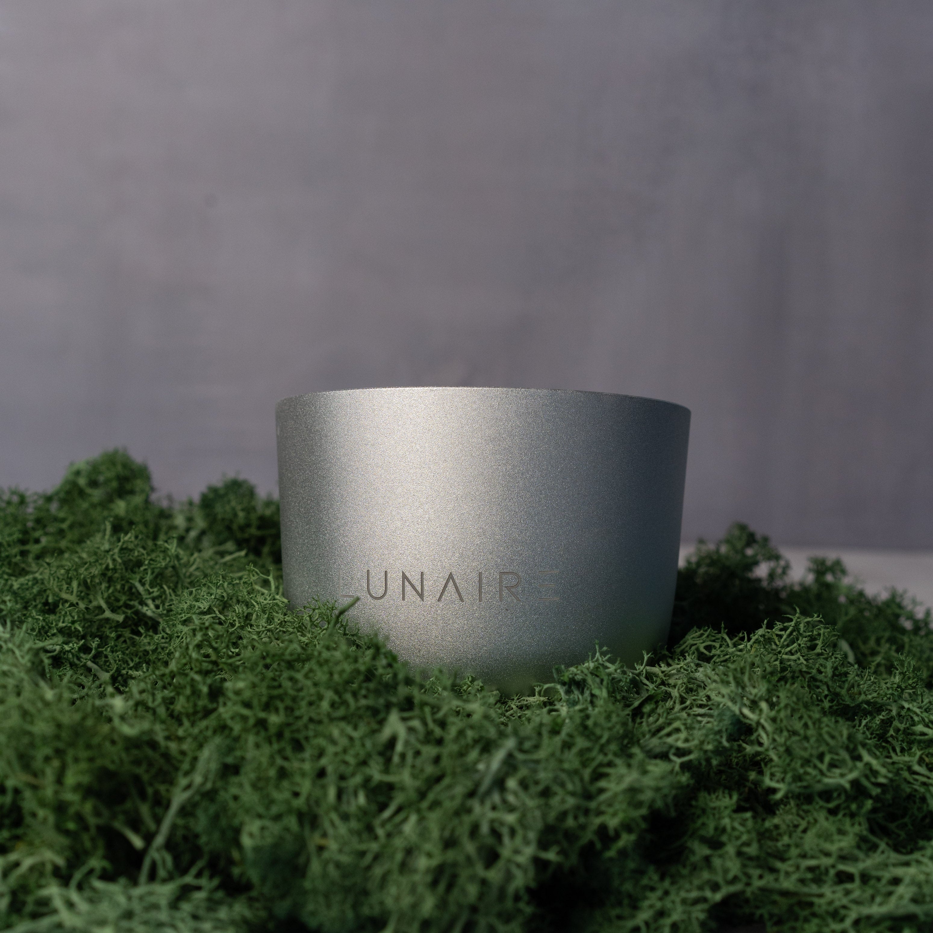 Silver Aluminium Candle Lunaire 
