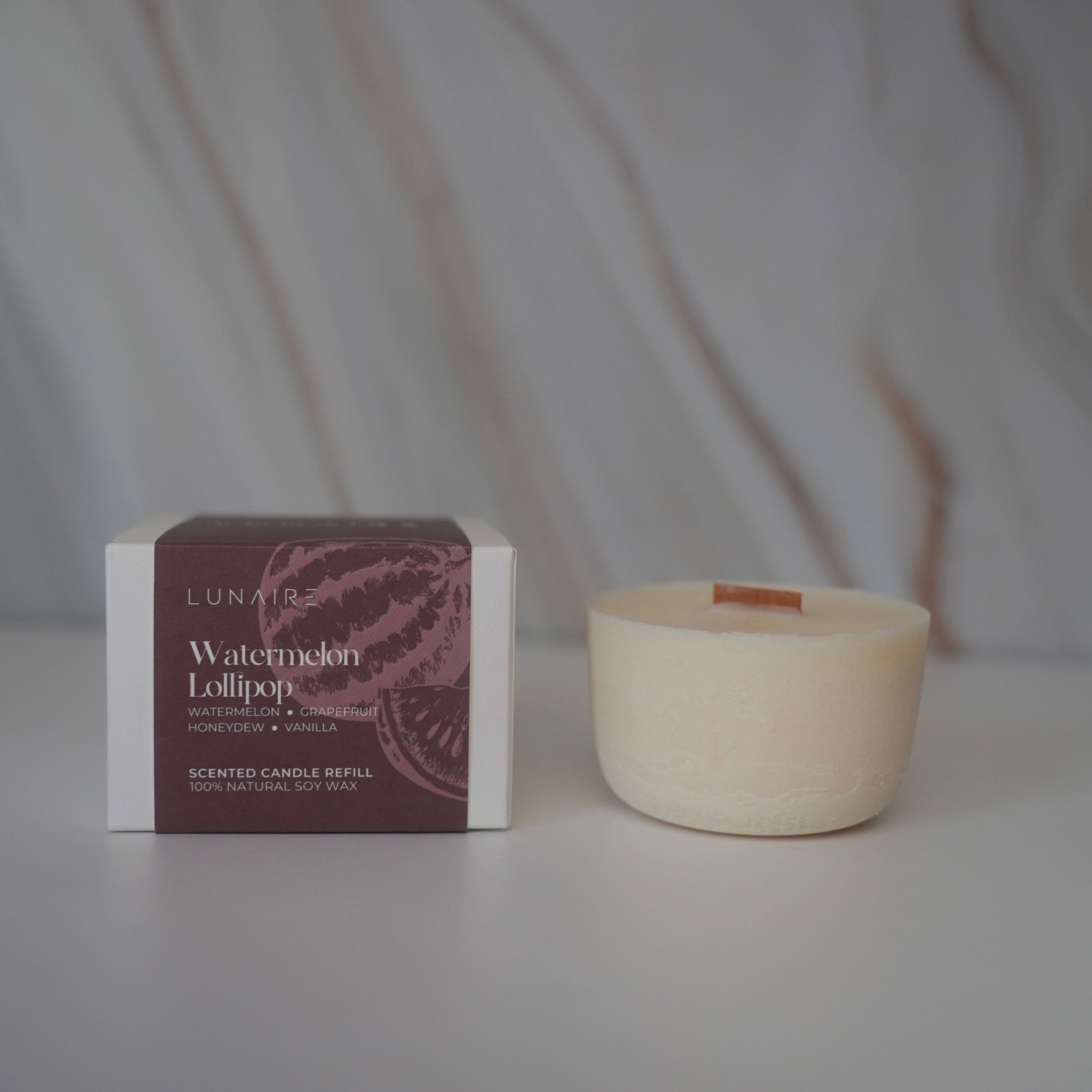 Watermelon Lollipop Scented Soy Candle