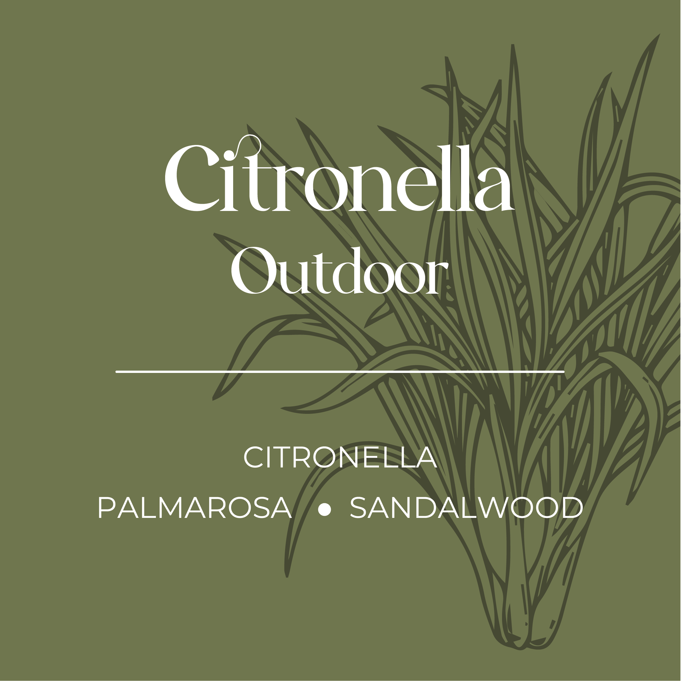 Citronella Outdoor Candle