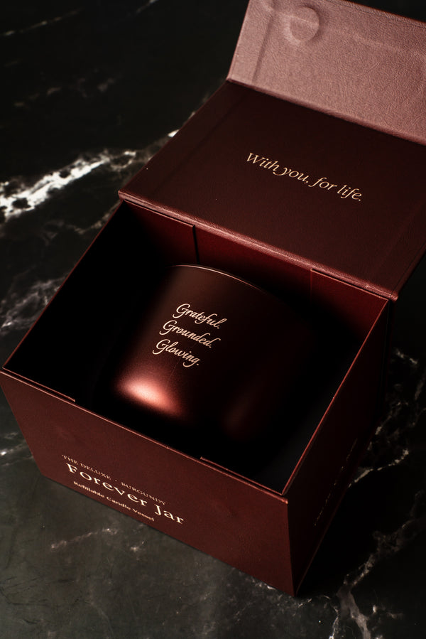 Lunaire engraved candle