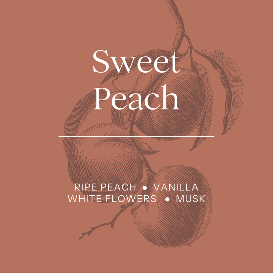 Sweet Peach limited edition Mothers Day candle by Lunaire